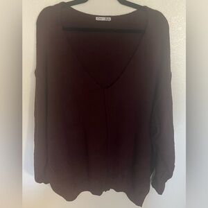 Dex Rich Burgundy Sweater